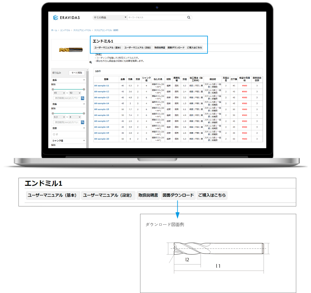 ERAVIDAS:配布機能